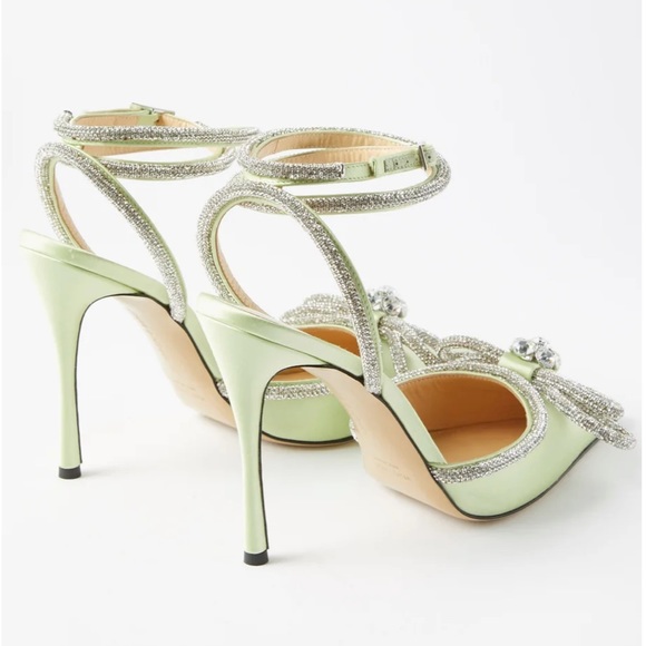 MACH & MACH
Double Bow crystal and silk-satin pumps size 38.5 EU/IT - Picture 4 of 5